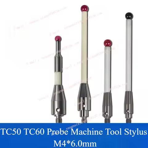 1pc TC50 TC60 Probe Machine Tool Stylus High Precision 6.0mm Ruby Ceramic Rod Probe Test Head for BL