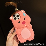 funny phone case weird phone case Apple Fun Three-Dimensional Silicone Protective Case Thickened Car