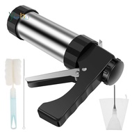 Churrera Churro Maker Machine Stainless Steel Churro Maker Kit with 3 Different Tips Piping Nozzle H