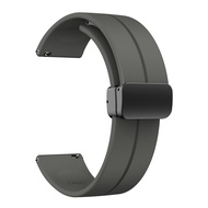 Magnetic D Buckle Band Fossil Gen 6 5E 42mm 44mm Gen 5 Carlyle HR Smart Watch Sports Silicone Strap 