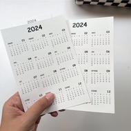 Mini calendar bullet journal/ aesthetic journal calendar/ calendar sticker
