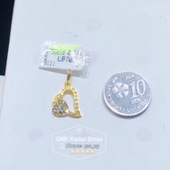 EMAS 375 LOKET BUAH LOVE 375GOLD PENDANT B110
