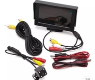 จอมอนิเตอร์TFT 4.3นิ้วไฟ12-24VมีAvไห้2ช่องพร้อมกล้องถอยหลังมีอินฟาเร็ด TFT monitor With reversing ca