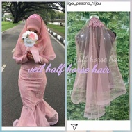 Veil nikah/sanding/veil veil bajet/veil pengantin/veil