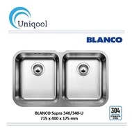 BLANCO SUPRA 340/340-U Double Bowls Kitchen Sink