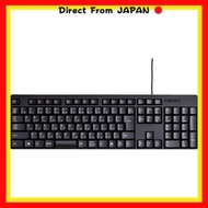 ELECOM Wired Keyboard Membrane Black TK-FFCM01BK