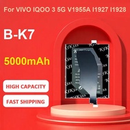 KiKiss Battery For VIVO IQOO 3 5G V1955A I1927 I1928,B-K7,5000mAh