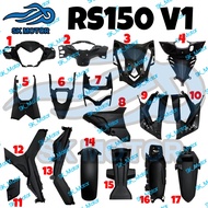 Honda RS150 V1 Original Inner Cover Full Set RS 150 R / Kaver Hitam Handle Front Meter Horn Tank Tai