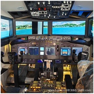 Large Aircraft Simulation Cockpit VR Simulator Driving Teaching Training Equipment Aircraft Restaura
