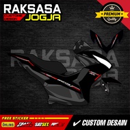 Yamaha Aerox new transparent striping sticker, minimalist racing vinyl ZK-22
