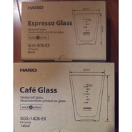 HARIO With Scale Ounce Cup Made In Japan Thickened Glass Body Thickness 9mm SGS-140B-EX SGS-80B-EX