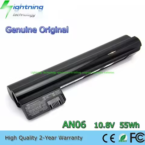 2025 Year Genuine Original AN06 10.8V 55Wh Notebook Battery for HP Mini 210 mini210-1000 2102 Series