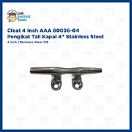 Cleat 4 Inch AAA 80036-04 4" Stainless Steel Ship Strap Fastener