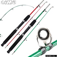 SIMULR Fishing Rod, 107g Lure Weight 2 Sections Spinning Rod, High Quality 1.0m Length Carbon Travel