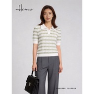 Hermans 26 Spring New Style Elite Wardrobe Old Money Loose Fit Commuter Women's Polo Shirt D2909A91
