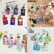 Cartoon Character Retractable Easycard Holder Id Buckle Key Ring Identification Card Easycard.