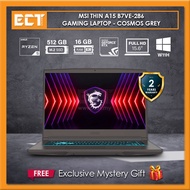 MSI Thin A15 B7VE-286 / 605 Gaming Laptop (R5 7535HS 4.55GHz,512GB SSD,8GB/16GB D5,RTX 4050 6GB,15.6