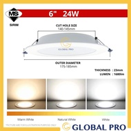 SIRIM Downlight Down Light LED Ceiling Light Lampu Siling LED 6 Inch Down Light Downlight 4 Inch Lam