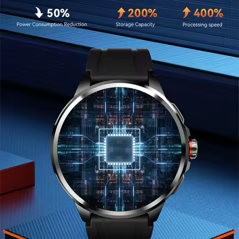 4G Full Network 5G Smart Watch Men 1.95 inch AMOLED Screen 900W Camera 8GB+128GB RAM GPS WIFI Google