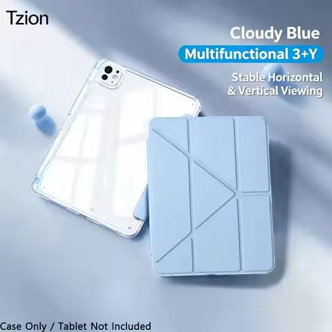 3+Y Fold iPad Flip Case, Compatible with iPad 10th/11th Gen 2025, iPad 7/8/9 Gen 10.2 Inch, iPad Air