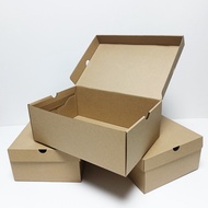 Shoe Box Paper Box Kraft Paper Storage Paper Box Flip Kraft Paper Storage Paper Box 10Shoe Box Paper Box Flip Kraft Paper Storage Paper Box Men's and Women's Sports Shoes and Shoes Packaging Box