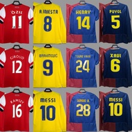 arsenal ginebra jersey Retro Nostalgic Reprinted Thai Jersey Competition Training Clothes Short-slee