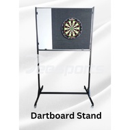 Movable Dartboard Stand 3' x 4' Wood Include Dartboard