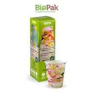 BioPak Compostable Hot Drinks Paper Cups 280ml Single Wall - 25 pcs Disposable Cup