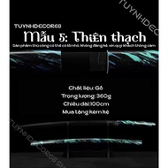 Kệ và Katana Nhật Gỗ kiếm gỗ thiên thạch tập luyện và decor trang trí phòng dài 104cm (Không làm bằn