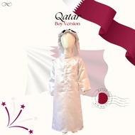 Qatar Traditional Costume for Boy | Qatar Middle Eastern Country Uniform| Qatar Country Costume