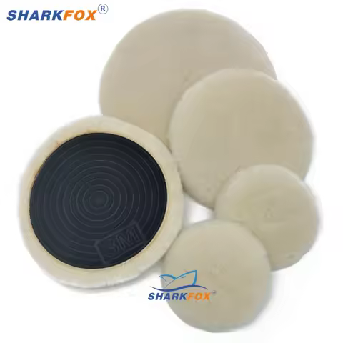 Sharkfox 4 Sizes 80-175mm 3M Wool Polishing Disc Car Waxing Polishing Buffing Car Paint Care Polishe