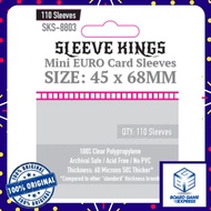 Sleeve Kings - Mini Euro Sleeves (45 x 68mm) - 110 Pack - 50% Thicker