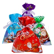 Christmas Gift Bag 2022 New / Gift Bags Christmas Decoration Drawstring Gift Bags / Plastic Bags Party Supplies/ Cookies Candy Storage Packaging Bag with Drawstring