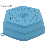 Silicone Microwave Splatter Guard Absorbable Folding Lid Microwave Plate Cover