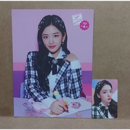 IVE Fanclub Kit DIVE Photocard + Mini Poster YUJIN