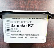 BAMAKO RZ ICEBERG LETTUCE SEEDS (1000 PILLS OR 1000 PELLETS) BY RIJK ZWAAN