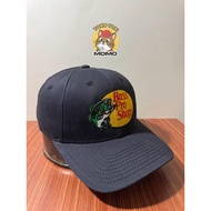Pro Shops Black 6 Panel Cap Bass Hat