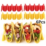 6Pcs Taco Display Stand Holder Plastics Tortilla Stand Wave Shape Taco Tray
