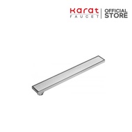 Karat Square Drain Grid With A Handle On-Off Water To PVC Pipe Size Ø 2-2.5 Inches KA-27-832-WT