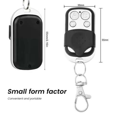 5YOA 433MHz Universal Remote Control Transmitter with ABCD Lock Unlock 4-Button Garage Door Opener P