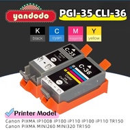 Canon PGI-35 CLI-36 35 ink cartridge For Canon PIXMA MINI260 MINI320 TR150 IP100B iP100 iP110 IP100 