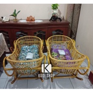 Original RATTAN BOAT MODEL BABY SWING, BABY BED, BABY BED