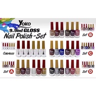 Nail Polish Cutics Set 9.9ml (6pcs) YOKO