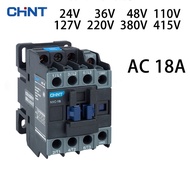 CHINT NXC-18 contactor 18A AC 24V 36V 48V 110V 127V 220V 380V 415V CJX2 upgrade version Kunlun serie