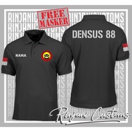 T-shirt Densus 88POLO.T-shirt desian densus 88POLO can add name. Free mask