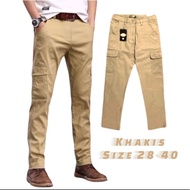 Cargo pants Men 6pocket Regular fii cutting Straight Cut Ready stock Size28-40