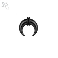 ZS 1PC Gold Color Septum Ring Spike Stainless Steel Nose Piercing 00G/0G/2G/4G/6G/12G Large Gauge In