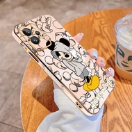 For Realme GT 2 Pro 5G Realme GT Master Realme GT Neo3 Cartoon Mickey Phone Casing Luxury Plating TPU Soft Cover Shockproof Case
