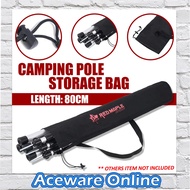 (80cm) Pole Bag Rod Bag Storage Bag Pouch Holder Outdoor Camping Tent Pole Post Fishing Rod Tripod Portable Holder Pole