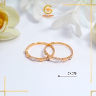 6K (300) and 8K (375) CK 379 Love Small Genuine Gold Ring